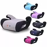 YALION Kindersitzerhöhung Sitzerhöhung Auto Kinder Kinderautositze Sitzerhöhungen- Kindersitz/Autositz für Kinder (Grau-A1)