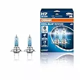 Osram COOL BLUE® INTENSE H7, +100% more brightness, up to 5,000K, halogen headlight lamp, LED look, Hanging folding box (2 lamps)
