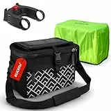 Borgen KLICKfix Lenkertasche Smartphone - Wasserabweisende und geräumige Fahrradlenkertasche 6 L - Fahrradtasche Lenker ebike - Fahrrad Lenkertasche Handy