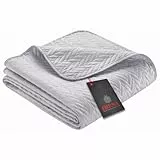 Ibena Nancy Tagesdecke 220x250 cm Tagesdecke Grau Leichte Decke mit Zopfmuster