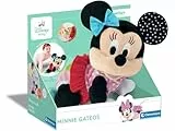 Clementoni - Baby Minnie Gateos - Interaktives Plüschtier für Babys, mit dem Sie Ihre ersten Schritte Machen - lehrt Zahlen und Tiergeräusche - ab 6 Monaten - hergestellt in Italien - 55574