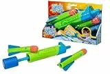 Simba Wasserraketen-Werfer – 2-in-1 Wasser- & Raketenwerfer (L: 32 cm, Ø 5 cm), inkl. 2 Schaumstoffraketen, Reichweite bis 8 Meter, Outdoor-Spielzeug für Kinder ab 3 Jahren