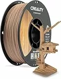 Creality CR PLA Holzfilament 1,75 mm, 1 kg Spule PLA Filament, Natürliche Matte Holzstruktur, Grünes Material, Maßgenauigkeit +/- 0,03 mm, Kompatibel mit 3D-Drucker