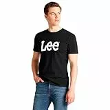 Lee Herren Logo Tee T-Shirt, per Pack Schwarz (Black 01), XX-Large (Herstellergröße: XXL)