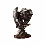 JJJing5 Dekoratives einzigartiges Schreibtischzubehör, Kunstharz, Adler-Skulptur, Statuen und Skulpturen, groß, modern, lustig, für Wohnzimmer, Büro, Regal, Nachttisch-Zubehör