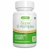 Igennus Super B Komplex – methylierter B-Vitamin Komplex, 60 Tabletten, Clean Label mit Methylcobalamin, Methylfolat plus Vitamin C, hochdosiert, vegan