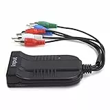 KIMISS an YPBPR Converter Adapter - Unterstützt 1080p -Video für Gaming Konsolen, DVD Player und Projektoren Plug and Owio Lösung oder Video Lösung ab.