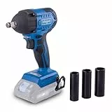 Scheppach Akku-Schlagschrauber BC-IW350-X 20V Brushless | Drehmomentstufen 180-350 - 370Nm | Schlagzahl 3600bpm | Aufnahme ½' | 20V-IXES-Serie | 3x Steckschlüssel (17,19,21mm) | Ohne Akku & Ladegerät