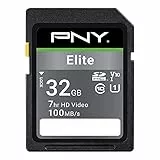 PNY Elite SDHC Karte 32GB Class 10 UHS-I U1 100MB/s