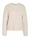 Noisy may NMSASSY L/S O-Neck Knit FWD NOOS, Eggnog, L