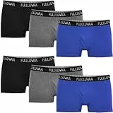 Fullluwaa Boxershorts Herren 6er Pack Retroshorts Trunks Men Unterwäsche Unterhosen Männer Baumwolle S,M,L,XL,2XL,3XL