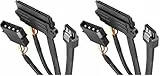 KabelDirekt – hochflexibles SATA Kabel, Adapterkabel 15-Pin SATA 6 Gbit/s (Daten) und 4-Pin Molex (Strom) auf 22-Pin SATA (Daten & Strom), 60 cm – für Festplatte/HDD und SSD (Packung mit 2)