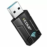 EDUP AC1300 WiFi-Dongle Adapter, USB 3.0 Dualband 5 GHz/2,4 GHz WiFi-Adapter für PC Desktop Laptop, 802.11ac Wireless-Netzwerk unterstützt Windows 11/10/8.1/8/7/XP/Vista, Mac OS X 10.6-10.15