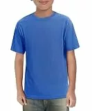 Haloumoning Jungen T-Shirt Sommer Kurzarm Tops Kinder Rundhals Einfarbig Leicht Shirts Casual Sport Basic Oberteile 5-14 Jahre, Königsblau, 13-14 Jahre