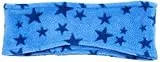 Playshoes Unisex Kinder Fleece-Stirnband Sterne 422021, 7 - Blau, one size