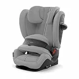 CYBEX Gold Kindersitz Pallas G2 i-Size Plus, 76-150 cm, Ab ca. 15 Monate bis ca. 12 Jahre (ca. 9 bis 50 kg), Stone Grey