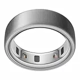 Oura Ring 4 - Gebürstetes Silber - Size 12 - Smart Ring | Measure First with Oura Ring 4 Sizing Kit | Sleep Tracking Wearable - Heart Rate - Fitness Tracker - Up to 8 Days Battery Life