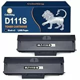 ColorKing MLT-D111S Toner Kompatibel für Samsung MLT-D111S MLT-D111L D111S D111L für Samsung Xpress M2070 M2070W M2070FW M2026W M2026 M2020 M2022W M2022 M2020W M2070F (Schwarz, 2er-Pack)