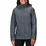 Marmot Women's PreCip Eco Lightweight & Waterproof Rain Jacket, Steel Onyx - Latest Collection, Medium