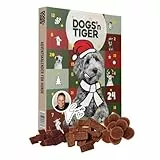 Dogs'n Tiger - Guido Maria Kretschmer Hunde Adventskalender 2025, Adventskalender für Hunde – Natürliche & hochwertige Snacks aus 85% Fleisch hinter jedem Türchen, ohne Zucker & Getreide
