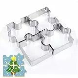 Keksausstecher 4 Stück, Stichsäge Keksausstecher zum Ausstechen von Keksen, Brot, Fondant, Ausstecher aus Edelstahl