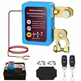 AVCXEC Drahtloser Auto Batterietrennschalter 12V mit Fernbedienung, 240A Drahtloser Fernbatterie-Trennschalter für Autos, Batterie Trennschalter 12V mit Fernbedienung für Auto, Rv, Atv, Lkw und Boot