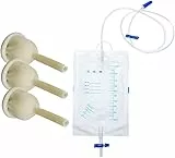 Kondom Katheter Externer selbstdichtender Satz 10Pcs Urinalkondom Für Männer 2Pcs 1000ml Urinbeutel(30mm/1.18inch)