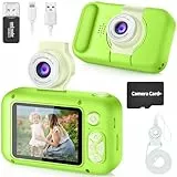 ARNSSIEN Digitalkamera für 3-12 Jahre alte Jungen/Mädchen mit 180° Flip-Objektiv, 2,4' Kinder Selfie Digitalkamera für Kleinkinder mit Video, Weihnachten Geburtstag Festival Geschenke für Kinder,X101