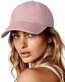 FURTALK Damen Vintage Basecap Baumwolle Verstellbare Baseball Cap