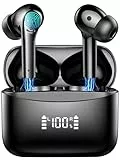 Kopfhörer Kabellos Bluetooth 5.3 Kopfhörer in Ear mit 4 Mikrofon ENC Noise Cancelling, HiFi Stereo Bass Earbuds 45H Spielzeit, Ohrhörer LED Anzeige USB C IP7 Wasserdichte Sports Kopfhoerer iOS Android