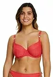 SANS COMPLEXE Women's Bask, Badeanzug mit Verstärkung, Sich in Bliss Model, Poppy Red, 100D a, 38D