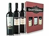 Sant'Orsola Barolo DOCG + Chianti DOCG + Montepulciano DOC d'Abruzzo Italien Rotwein Geschenkbox (3 x 0.75 l)