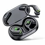 Bluetooth Kopfhörer Sport, 5.4 Stereo In Ear Kopfhörer Bluetooth mit 60h Spielzeit, IPX7 Wasserdichte Kopfhörer Kabellos Bluetooth mit LED Display, Tiefer Bass Hi-Fi Stereo für Arbeit & Fitness USB-C