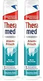 Theramed Zahncreme Spender Atem-Frisch (1 x 100 ml) (Packung mit 2)