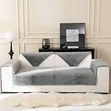 jianyana Sofa 체berzug, Sofabez체ge aus Samt Weich rutschfest Strapazierf채hig Couchunterlage f체r 2 3 und 4 Sitzer Warm Atmungsaktiv Maschinenwaschbar f체r Ledersofa Bank Ecksofa Universal