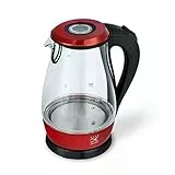 Team Kalorik Glaswasserkocher 1,7 Liter mit LED-Beleuchtung