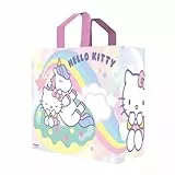 Konix Hello Kitty Einkaufstasche - Größe M 40 x 45 x 20 cm - Recyceltes Material - Pony-Motiv