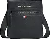 Tommy Hilfiger Herren Umhängetasche Essential PU Mini Crossover Klein, Schwarz (Black), Einheitsgröße