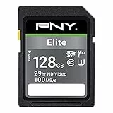 PNY Elite SDXC-Karte, 128 GB, Class 10, UHS-I U1, 100 MB/s