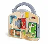 Hape Spiele-Tafel Schloss & Schlüssel, Motorikspiel, Lernspielzeug, ab 3 Jahren