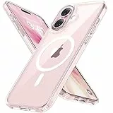Miracase für iPhone 17 Hülle für Magsafe[mit Panzerglas] [TOP Militärschutz & Magnetkraft] Stoßfest Kratzfest mit Samtiger Haptik Handyhülle für iPhone 17 6,3', Klar