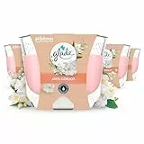 Glade Duft-Kerze im Glas, Anti Geruch, (4 x 204 g), bis zu 30 Stunden Brenndauer pro Kerze