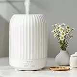 Carastek Aroma Diffuser, 250ml Ultraschall Luftbefeuchter Duftöl Duftlampen Aromatherapie Diffusor mit 7 Farbigem LED Licht BPA-Free Aromatherapie Düfte Humidifier für Raum Büro Yoga Spa usw