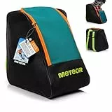 meteor Skischuhtasche 42x42x30 cm Rucksack für Skischuhe Helm und Zubehör - robust Wasserabweisende Skitasche aus 600D Polyester leicht Tragegriffen faltbar Ski Aufbewahrung Tasche für Wintersport