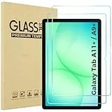 ProCase 2 Stück Schutzfolie für Samsung Galaxy Tab A11+ 2025 (SM-X230)/Tab A9+ 2023 (SM-X210), 9H Gehärtetes Glas Screen Protector für 11' Galaxy Tab A11 Plus /A9 Plus Displayschutz Schutzglas