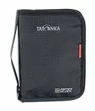 Tatonka Travel Zip M RFID Block - Reisebörse/Reisepasshülle RFID-Blocker - TÜV geprüft - Bietet Platz für Reisepass, Kreditkarten und Reisedokumente