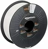 Amazon Basics 3D-Drucker-Filament aus PETG-Kunststoff, 1.75 mm, Weiß, 1-kg-Spule