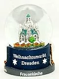 Minium Collection Souvenir Schneekugel Weihnachtsmarkt Dresden Striezelmarkt 65mm Durchmesser - 30020 Schüttelkugel Schwibbogen Weihnachtspyramide