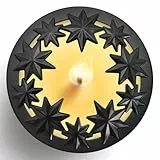 Illuma Lid Candle Kerzedeckel Aufsatz,Mehrere Stile,Candle Matrix Brushed Zubehör Lampenschirm Schirm Topper Metall Weihnachten,Helfen Sie Der Kerze Gleichmäßig Zu Schmelzen