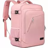 WENIG Ryanair Handgepäck 40x30x20 Handgepäck Rucksack 40x30x25 für Eurowings Reiserucksack Damen Rucksack 40x30x20 mit USB Ladeanschluss Klein Reiserucksack für Weekender, Kurze Tirp, Rosa